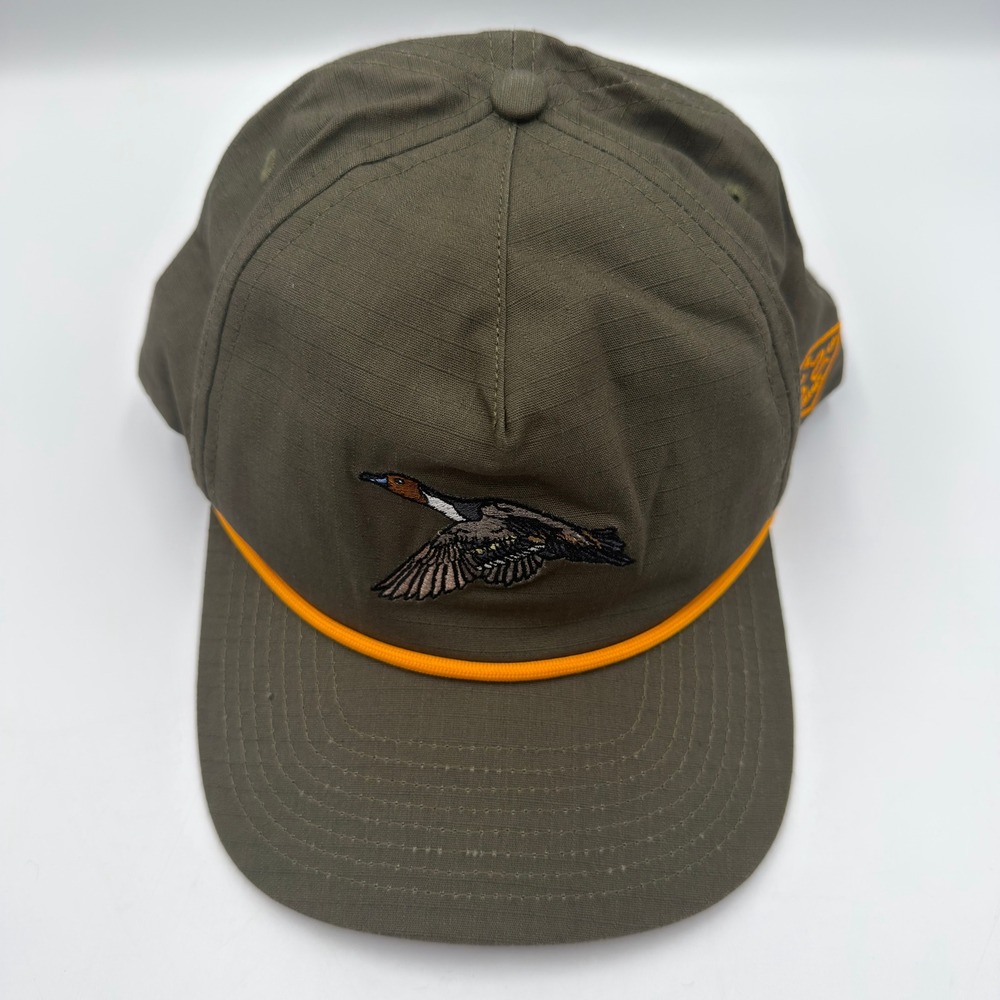 Southern String Hat Co Olive Green Ripstop Duck Rope Hat Snapback Cap RARE - Picture 2 of 7